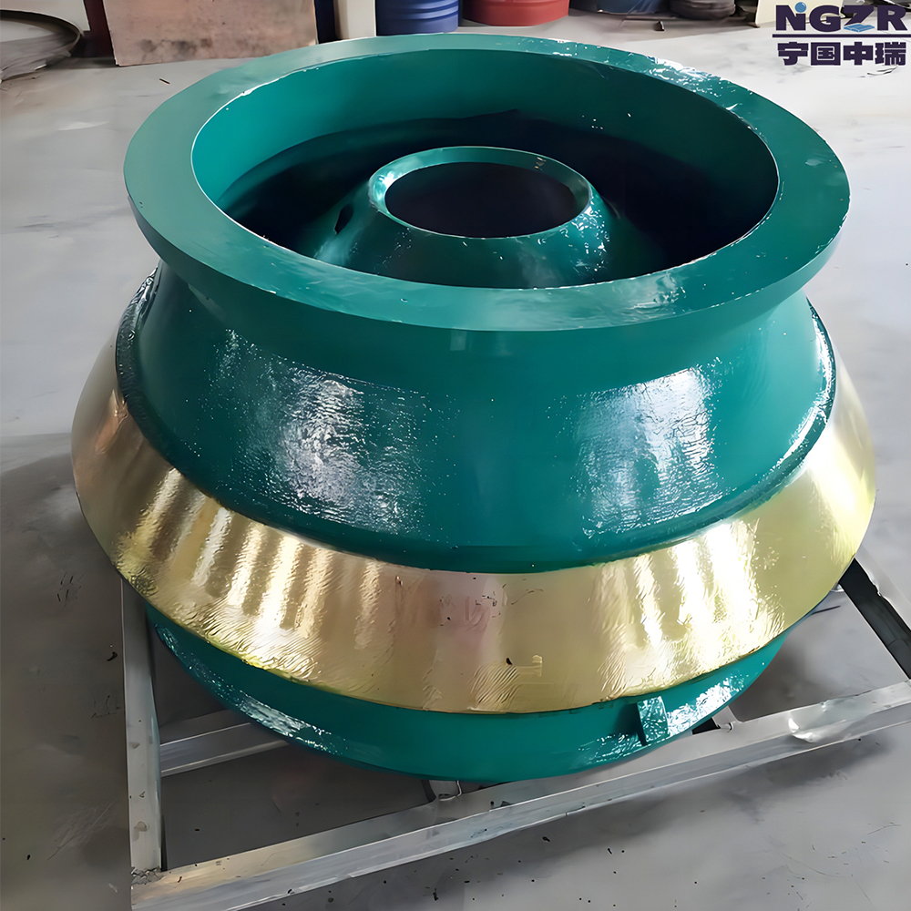 高Mn-Cr-Cr-Chly Cast Wear零件：用于圆锥破碎机的碗衬里和地幔衬里 