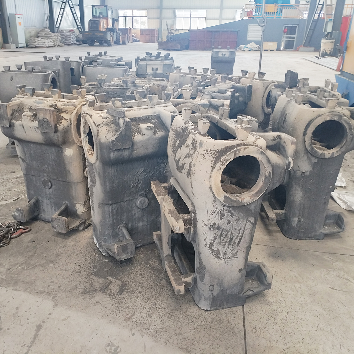 水泵和重型工业泵的泵和电动机的延性铁铸件