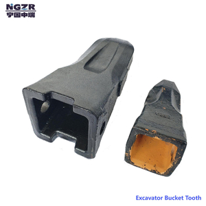 高磨损的合金钢铸造式铲斗牙齿和适配器矿业