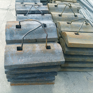 MN13CR2合金钢铸厂衬里板矿业 21*57球磨机 