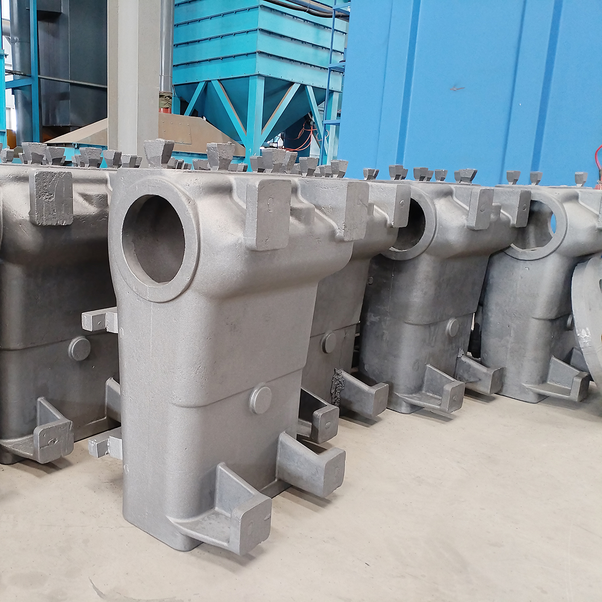 水泵和重型工业泵的泵和电动机的延性铁铸件