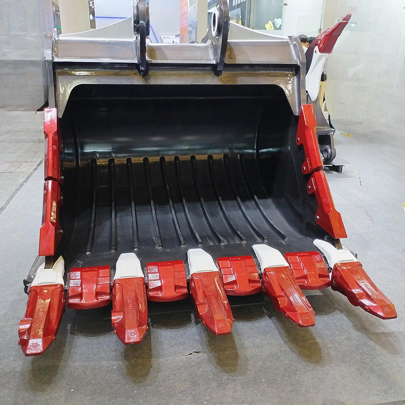 高磨损的合金钢铸造式铲斗牙齿和适配器矿业