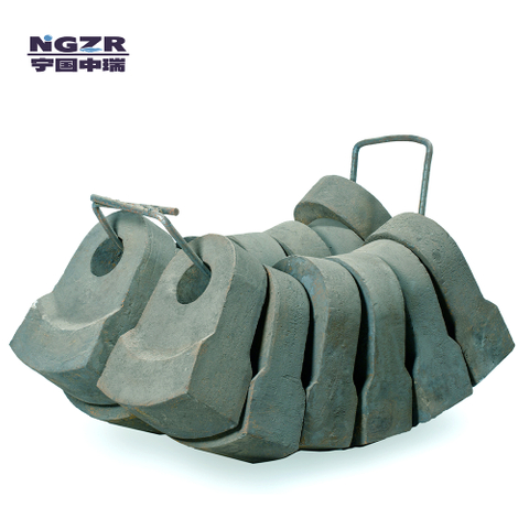 合金钢铸锤破碎机备用磨损零件：锤子和内部衬里和筛子板 