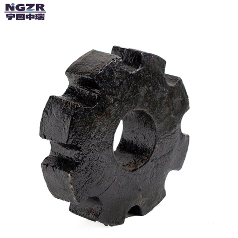  金属和废料材料的金属破碎机 /研磨机的合金铸刀锤和衬里回收