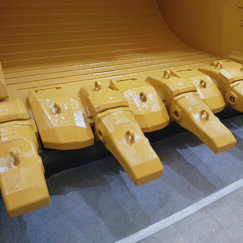 高磨损的合金钢铸造式铲斗牙齿和适配器矿业