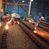 用手工制作的研磨球钢球铸造金属模具