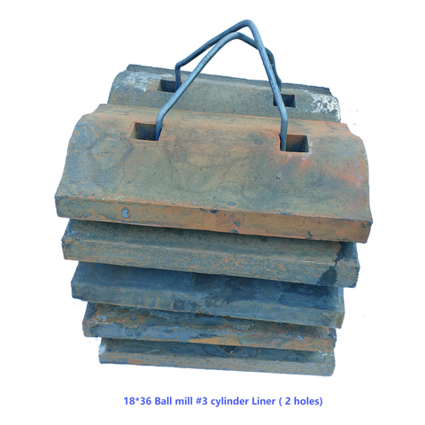 矿业的高锰合金铸造球磨机盘板，用于18*36球磨机 