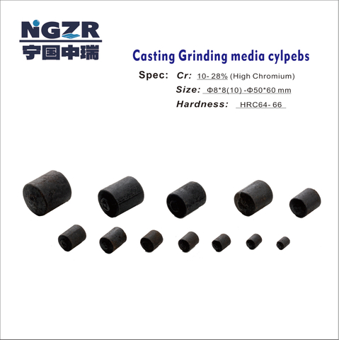 GM-2：高铬研磨球 cylpebs 水泥行业&矿业球磨坊
