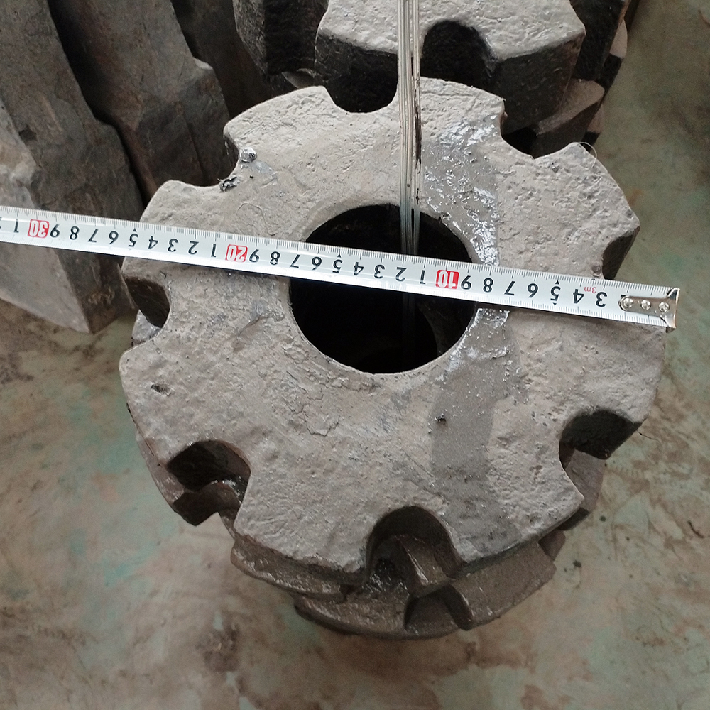  金属和废料材料的金属破碎机 /研磨机的合金铸刀锤和衬里回收